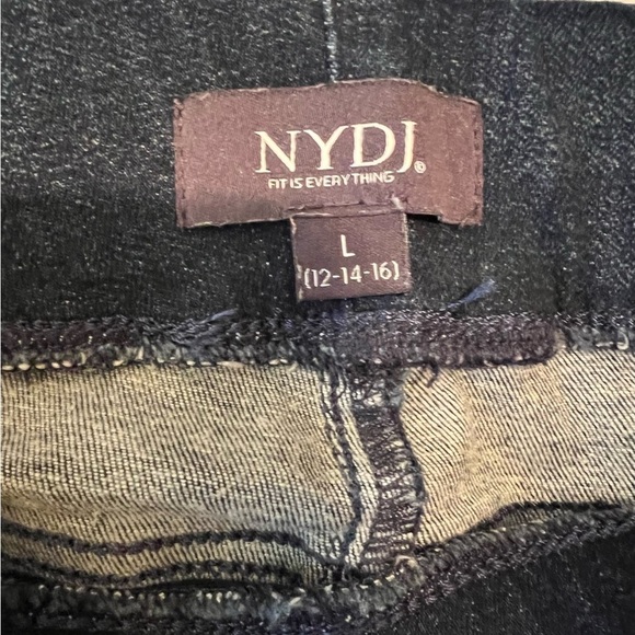 NYDJ Women's Spanspring Pull-on Boot Cut Stretch Jeans EUC L (12-14-16) #1681 - Picture 3 of 7